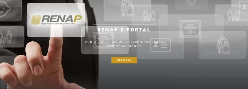 como crear una cuenta de usuario en RENAP Portal de servicios electrónicos en línea