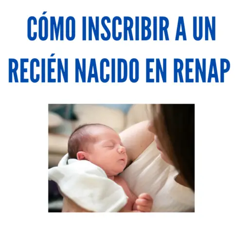 Cómo inscribir a un recién nacido en RENAP