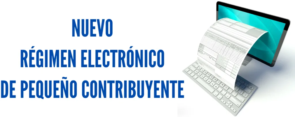información régimen electrónico de pequeño contribuyente en línea. insricipción, impuesto, IVA, agencia virtual SAT
