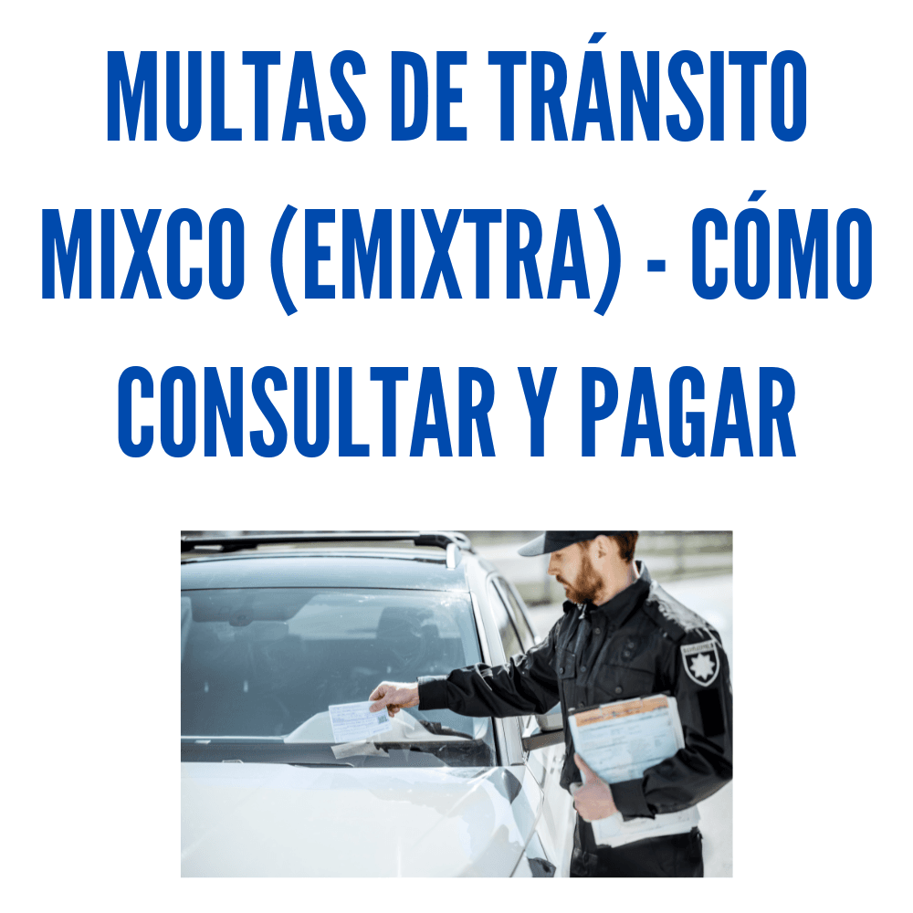 Multas de tránsito Mixco EMIXTRA Consulta y Pago