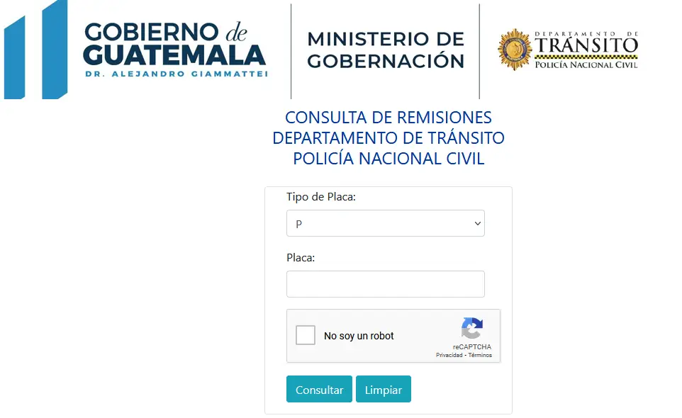 consulta multas pnc guatemala en línea mediante su portal oficial