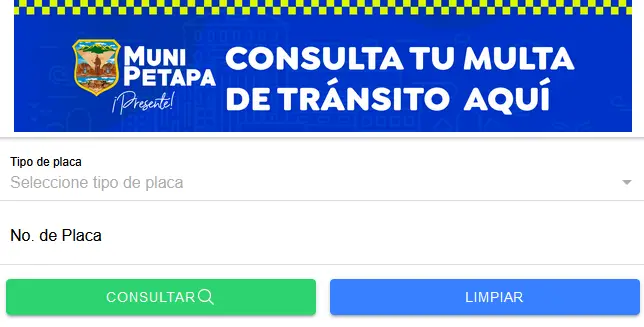 consulta y pago multas de tránsito pmt san miguel petapa Guatemala