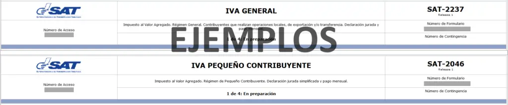 declaracion de iva ejemplo, formulario iva para imprimir
