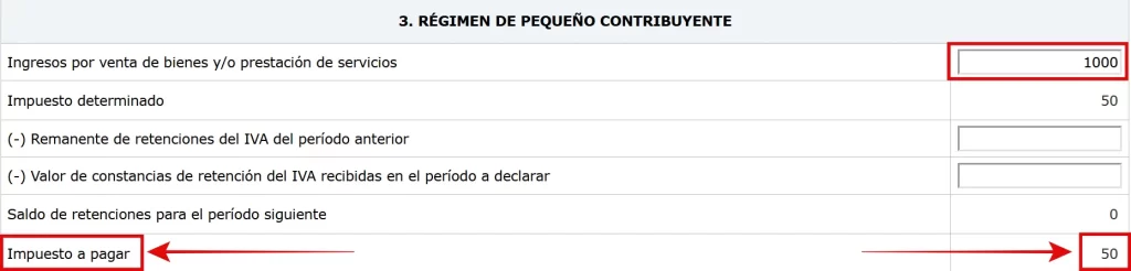 llenar formulario iva pequeño contribuyente SAT-2046 sección 3 con las ventas y/o prestaciones de servicios realizados en el mes.
iva pequeño contribuyente guatemala
