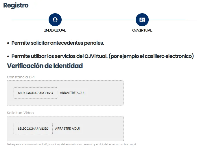 solicitud de antecedentes penales para carencia de antecedentes penales en línea