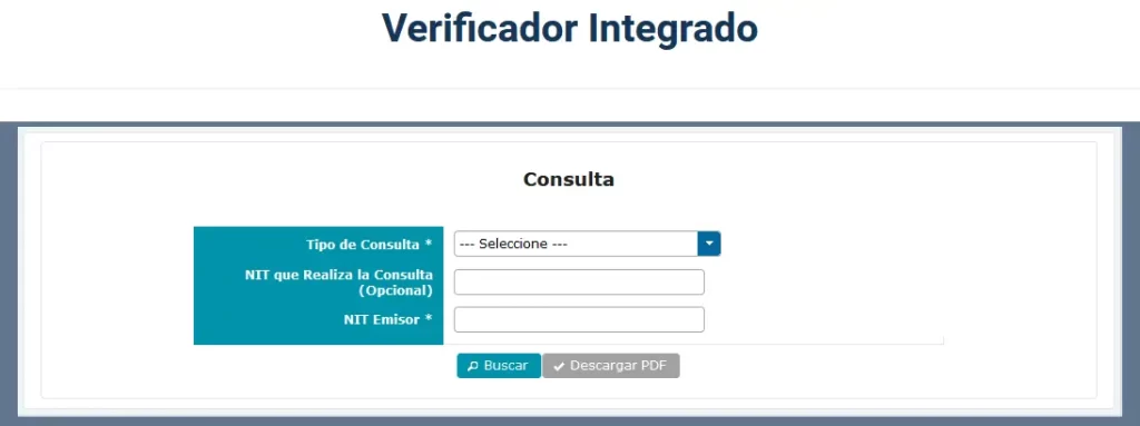 verificador de facturas dentro del verificador integrado del portal SAT