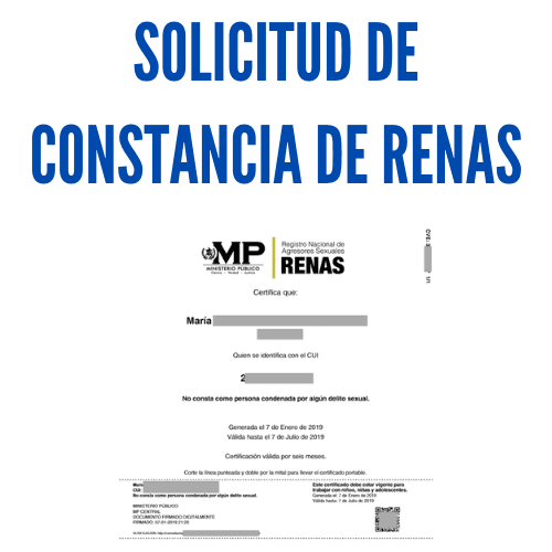 Cómo obtener la constancia de RENAS en línea en Guatemala
